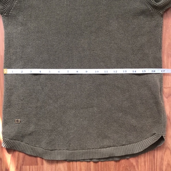 Lauren Ralph Lauren Cotton Knit Hoodie Knit Long Sleeve Sweater Sz M - Picture 13 of 15